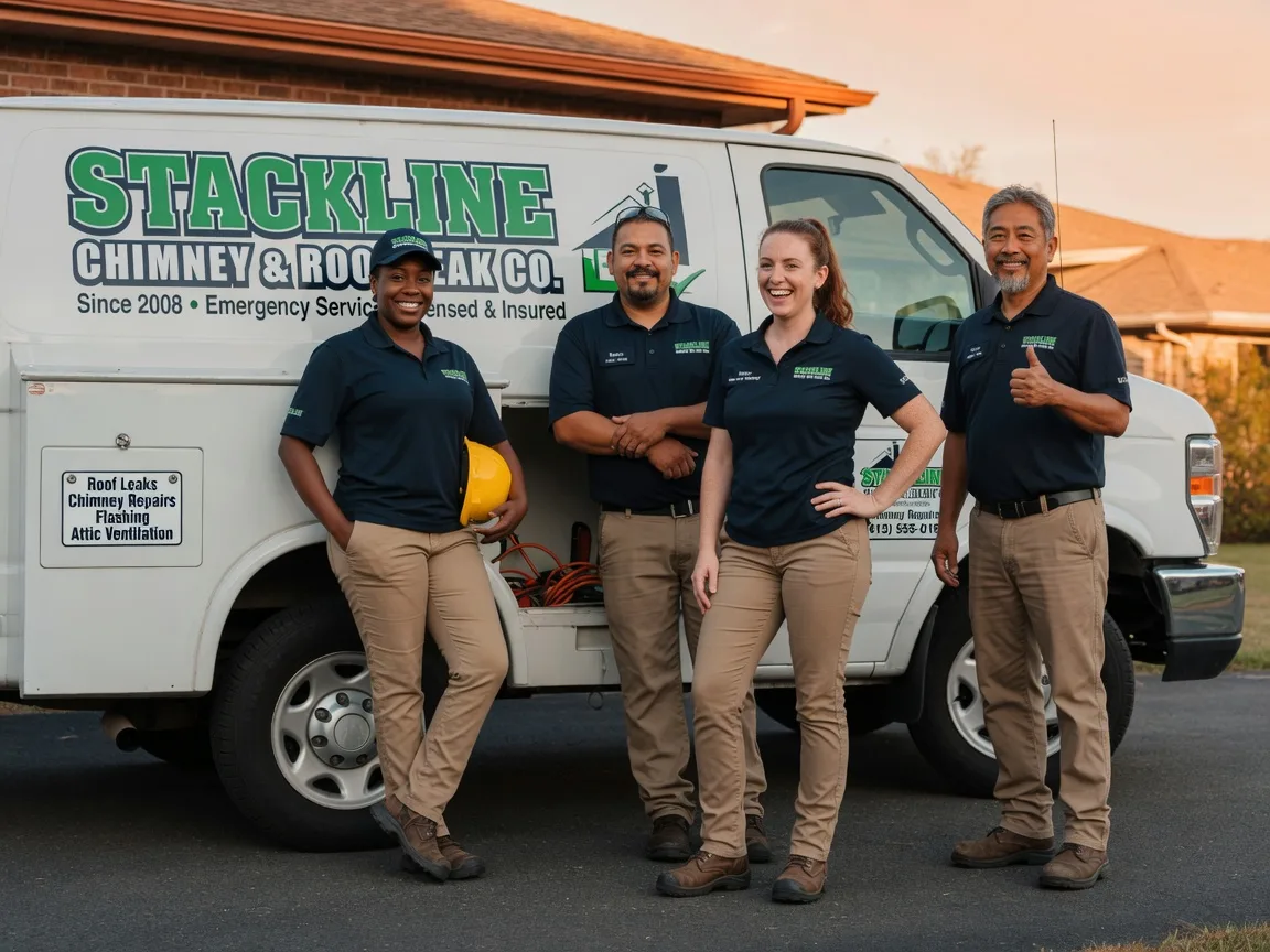 Chimney flashing repair company in Mccurtain, OK
